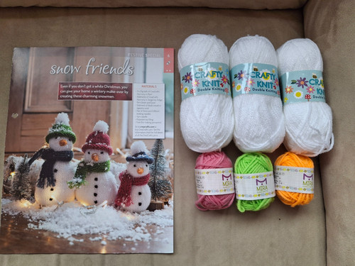 Knitting kit snow - snow, "