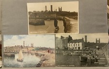 The Harbour, St. Andrews Scotland Fishing Postcards 1950s x 3 