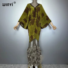 Pleated Elastic Loose Dress