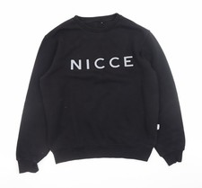 NICCE Mens Black Pullover