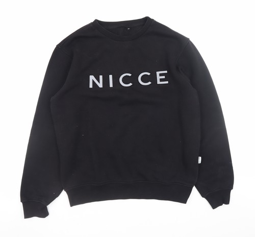 Nicce mens black pullover - mens,