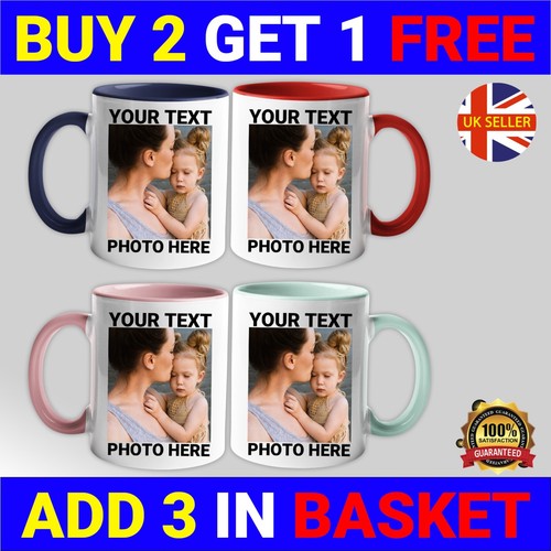 Personalised photo colored mug - personalised,
