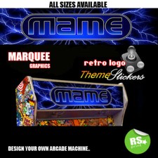 Mame blue graphic - blue, arcade