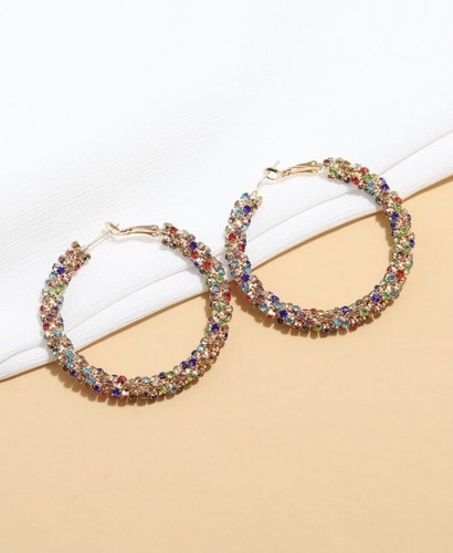 Gold silver circle round - gold,