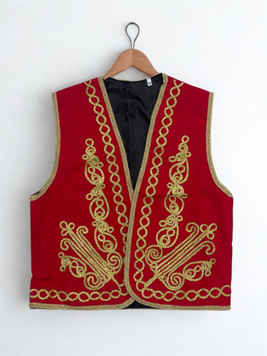 Red turkish waistcoat perfect - turkish, waistcoat,