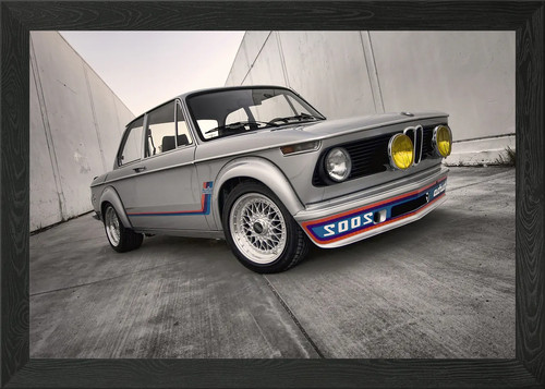Bmw 2002 turbo - framed, wall