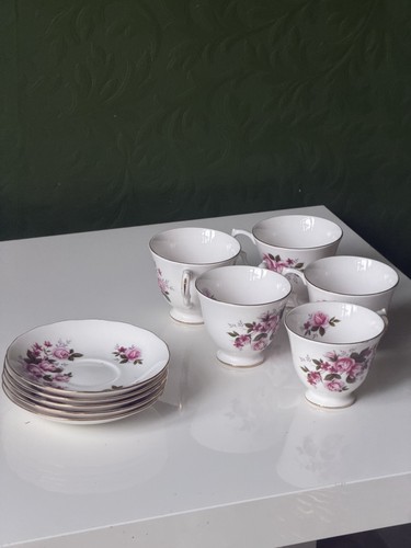 Queen anne bone china pink - china,