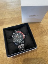 Seiko Men's 5 Sports SRPD83K1 Automatic Watch Black/Black Red Luminescent