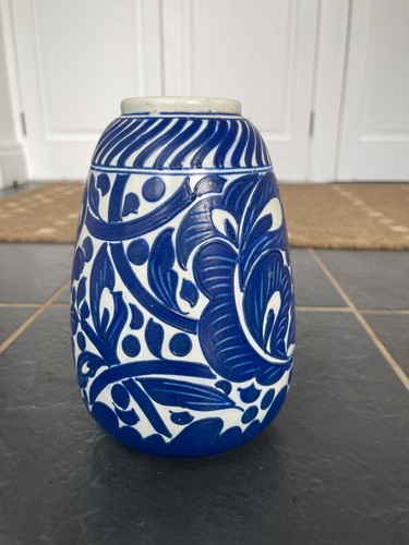 Bursley ware blue - and, white