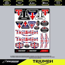 Triumph stickers motocross - triumph, stickers,