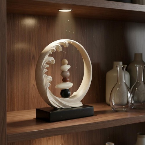 Abstract resin ornament luxury - resin,