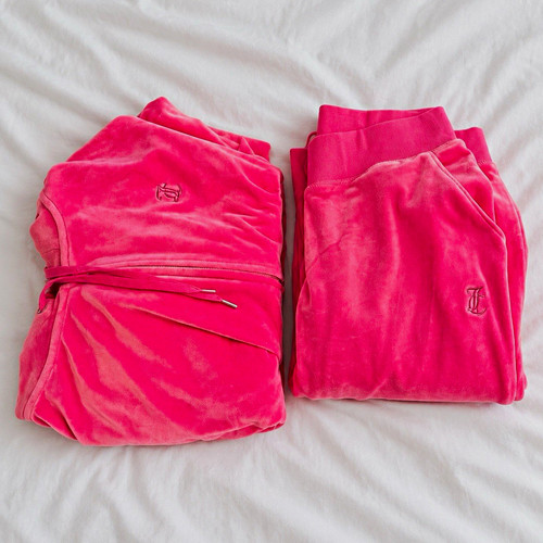 Juicy couture pink velour - couture,
