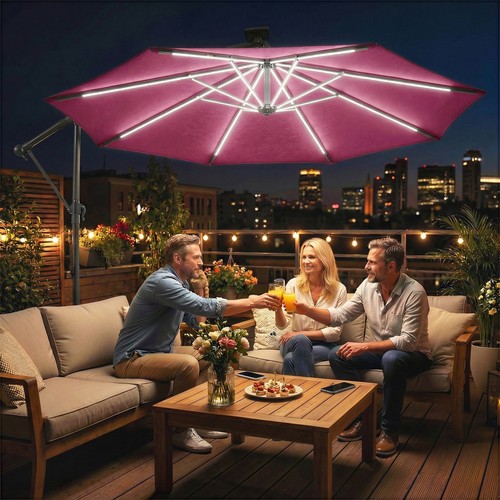 Garden cantilever parasol - m,
