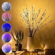 LED Fairy Twig Branch Lights Home Vase Filler Modern Patio Garden Lighting Decor