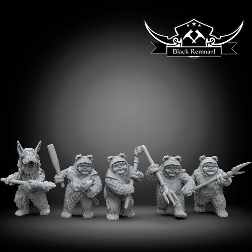 Ewok warriors premium set - ewok,