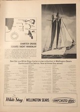 PRINT AD 1963 Yacht Mandalay