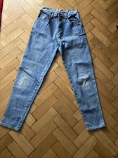 Vintage Slim Fit Blue Jeans Women Size W26 L29  Basics High Rise