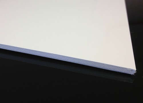 White plastic pvc - white, sheet/panel
