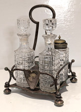 Antique Silver Plated Cruet