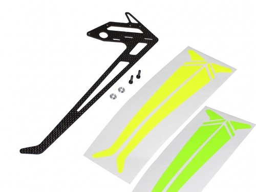 Carbon fiber vertical fin - carbon,