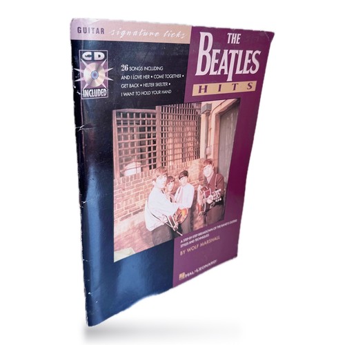 Beatles hits guitar signature - guitar,