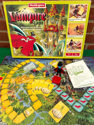 The vampire board game - board,