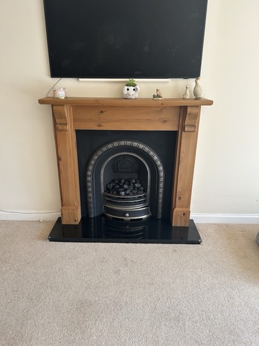 Fireplace surround mantel - -,