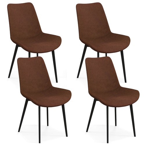 Dining chair set metal - chair, w/