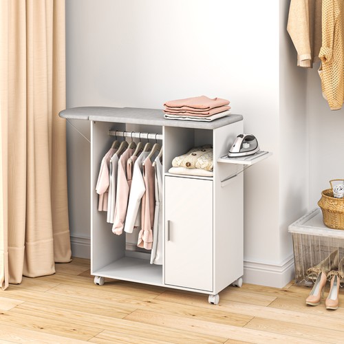 Ironing board with - board,