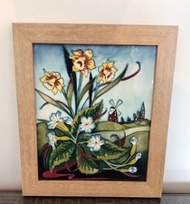 Moorcroft Lathams Field Plaque 2012 Limited Ed. 30/100 Signed by Nicola Slaney