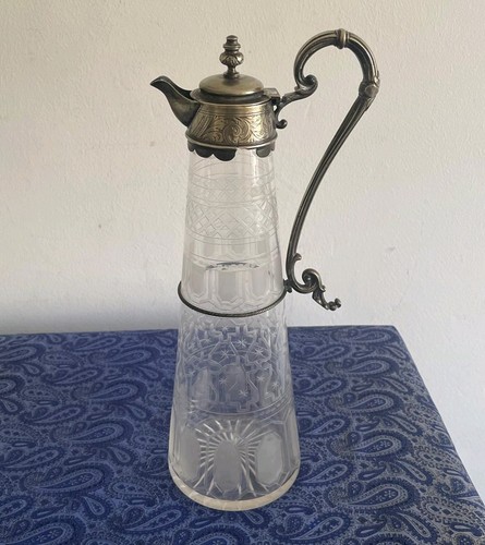 Stunning antique etched - a,