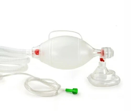 Adult resuscitator bag with - resuscitator,