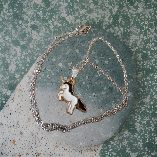 Black and white unicorn - and,