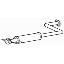 Centre Exhaust Middle Silencer