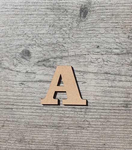Wooden letters craft toy - letters, large