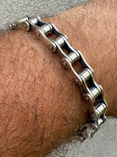 Bicycle link bracelet real - bicycle,