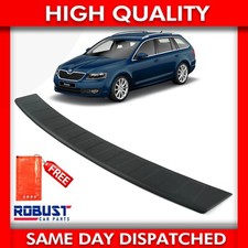 FOR SKODA OCTAVIA ESTATE MK3 REAR BUMPER TRIM COVER PROTECTOR GUARD (13-16)
