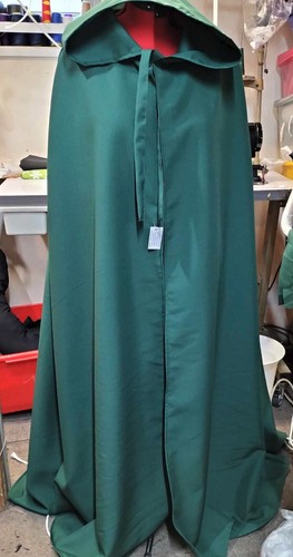 Long cloak hood colour - cloak,