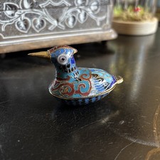 Chinese Cloisonne Blue Red And