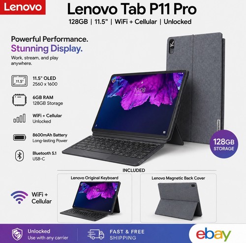 Lenovo tab p11 pro - lenovo, 128gb