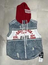 A.F Sleeveless Denim Hoodie