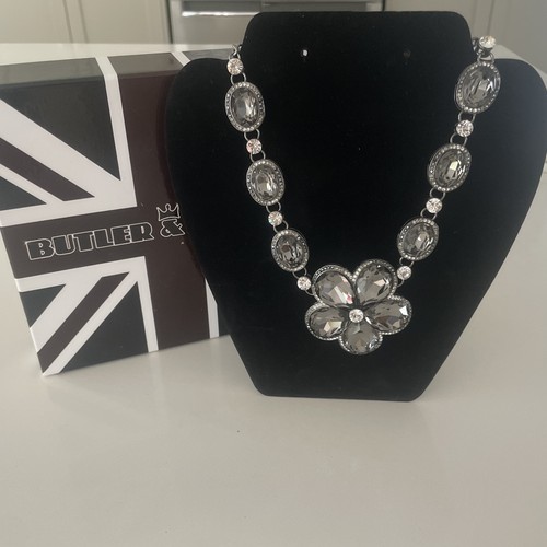 Butler wilson crystal - crystal, flower