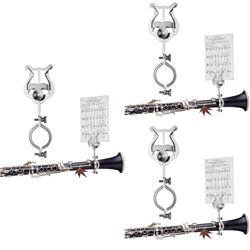 3pcs assorted color clarinet - color,