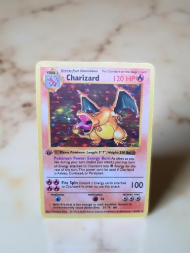 Custom made charizard 1st - custom,