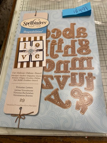 Spellbinders victorian letters - spellbinders,
