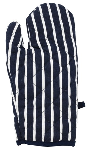Butcher stripe oven glove - stripe,