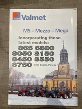 SISU Valmet M5 Messo Mega 865 6800 8050 8150 8450 8550 8750 A4 Vintage Brochure