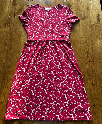 Seasalt red white floral - white, shift