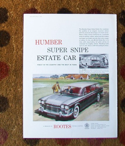 Humber super snipe - humber, car