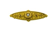15 ct diamond brooch antique
